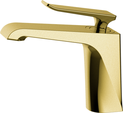 CASTOR™ GF704 Robinet de lavabo de salle de bain à poignée unique de style contemporain