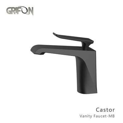 CASTOR™ GF704 Contemporary Style Single-Handle Bathtroom Sink Faucet