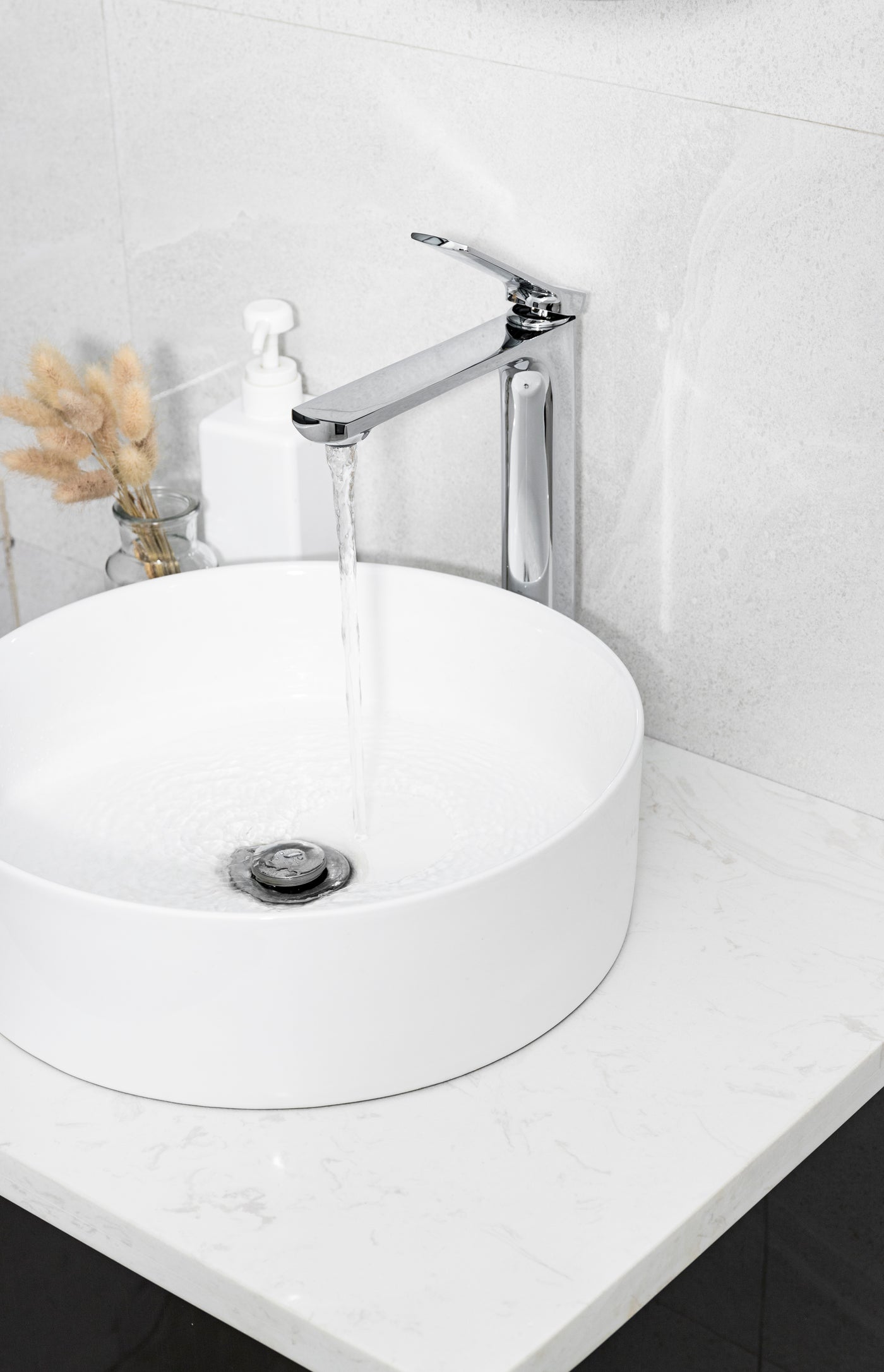 ALENA™ GF709 Robinet de lavabo de salle de bain à poignée unique de style contemporain