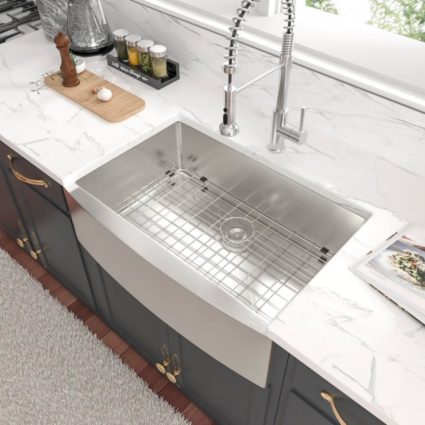Single Bowl Apron Kitchen Sink