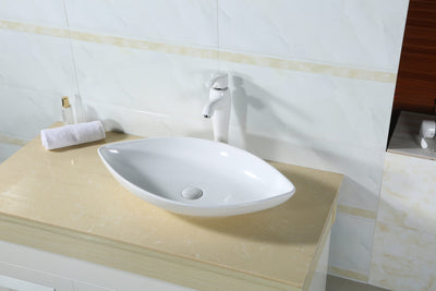 Ceramic Bathroom Sink in white