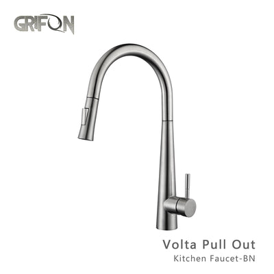 VOLTA™ GF411 Contemporary Style Sensor Single-Handle Kitchen Sink Faucet with Pull-Down Sprayer
