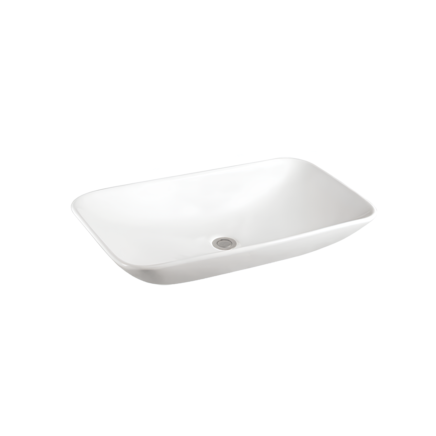 Casa Blanca™ GS0540 – White Ceramic 30” - Rectangular Vessel Sink -  Bathroom Sink