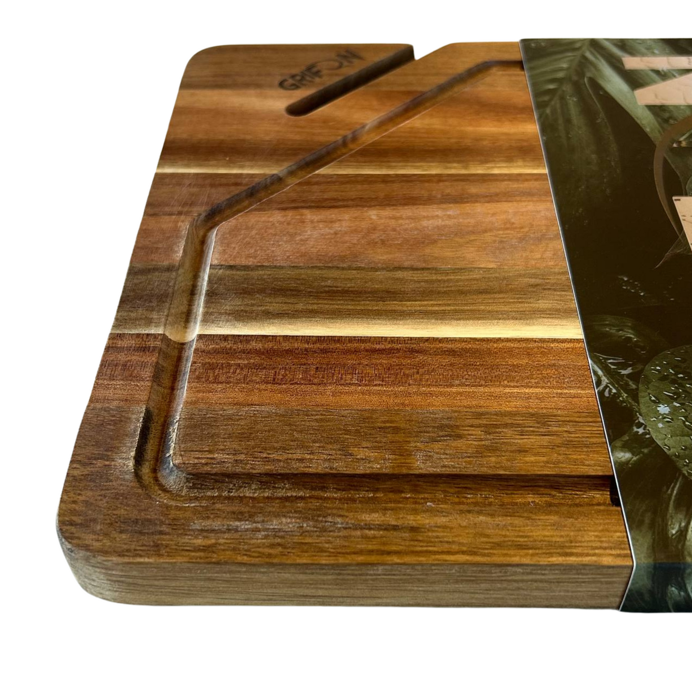 Acacia Wood Sink Cutting Board