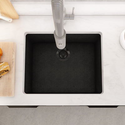 HILDA  21"  GGS 921  - Granite Sink 21" - Single Bowl Undermount - Kitchen Sink