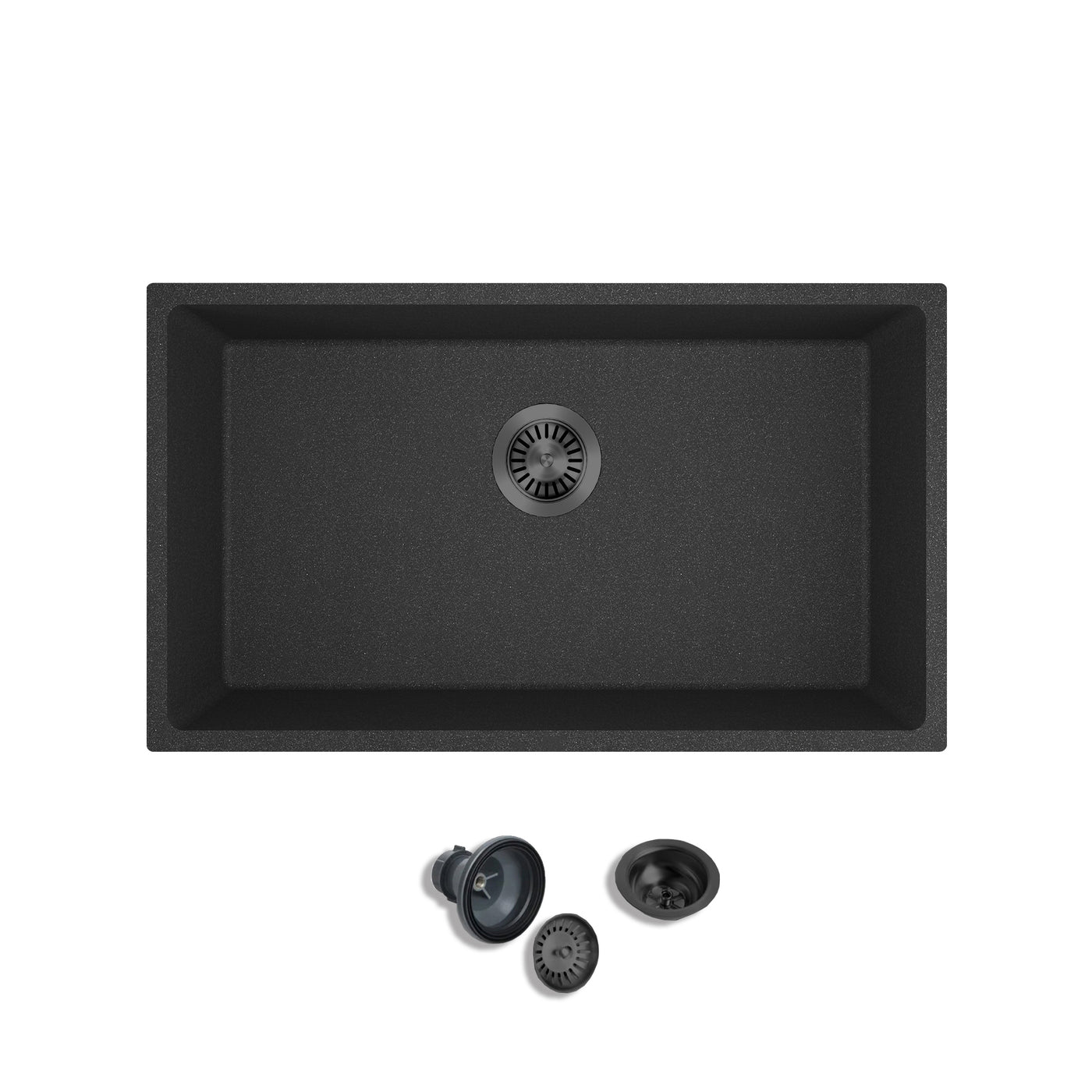 ATLAS 29"  GGS 930 - Granite Sink 29" - Single Bowl Undermount - Kitchen Sink