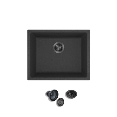 HILDA  21"  GGS 921  - Granite Sink 21" - Single Bowl Undermount - Kitchen Sink