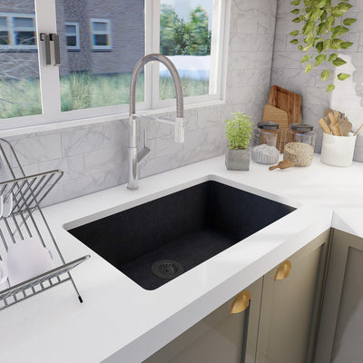 ATLAS 29"  GGS 930 - Granite Sink 29" - Single Bowl Undermount - Kitchen Sink