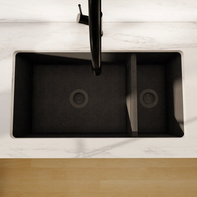 TITAN 32" GGS 932   Granite Sink 32" - Double Bowl Undermount - Kitchen Sink