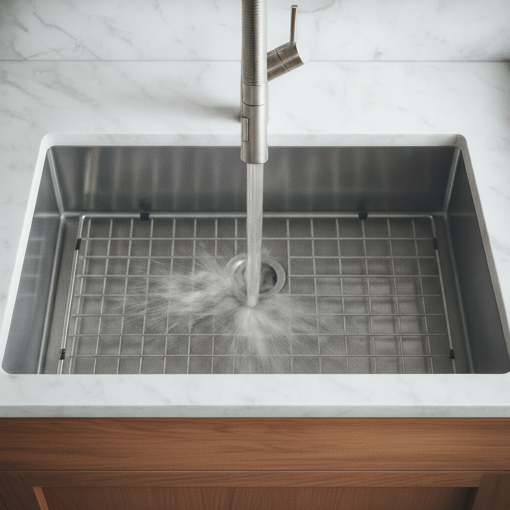 Eterna™ GS330 - Stainless Steel 30" Single bowl Undermount Standard Kitchen sink with accessories
