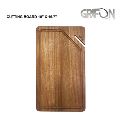 Acacia Wood Sink Cutting Board