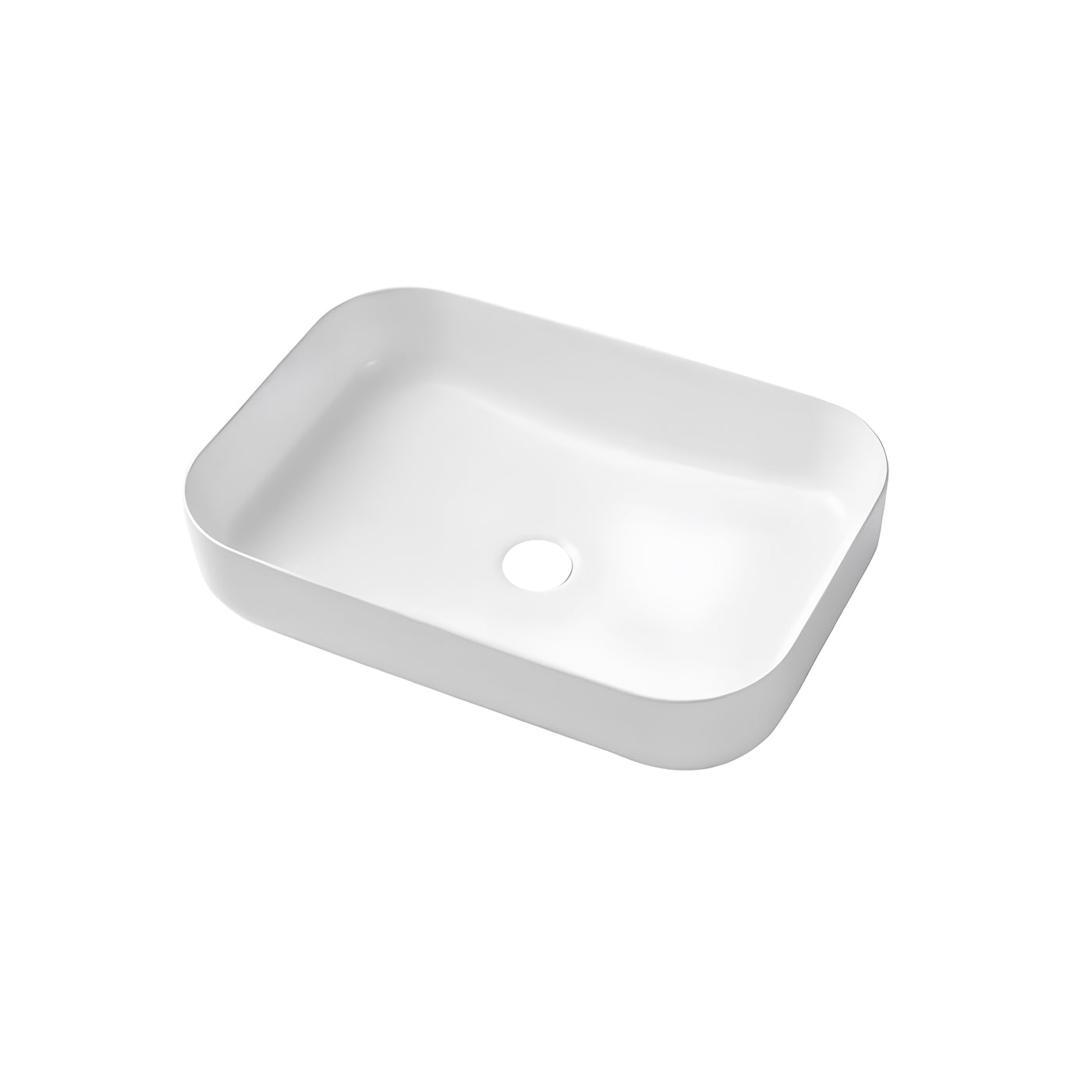 Sidney™ GS0493 Lavabo de salle de bain en céramique rectangulaire de 19,5 pouces en blanc