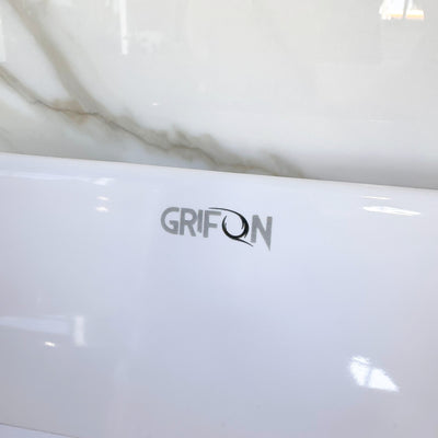 Singapore™ GS0469 – White Ceramic 19,7” - Rectangular Vessel sink-  Bathroom Sink