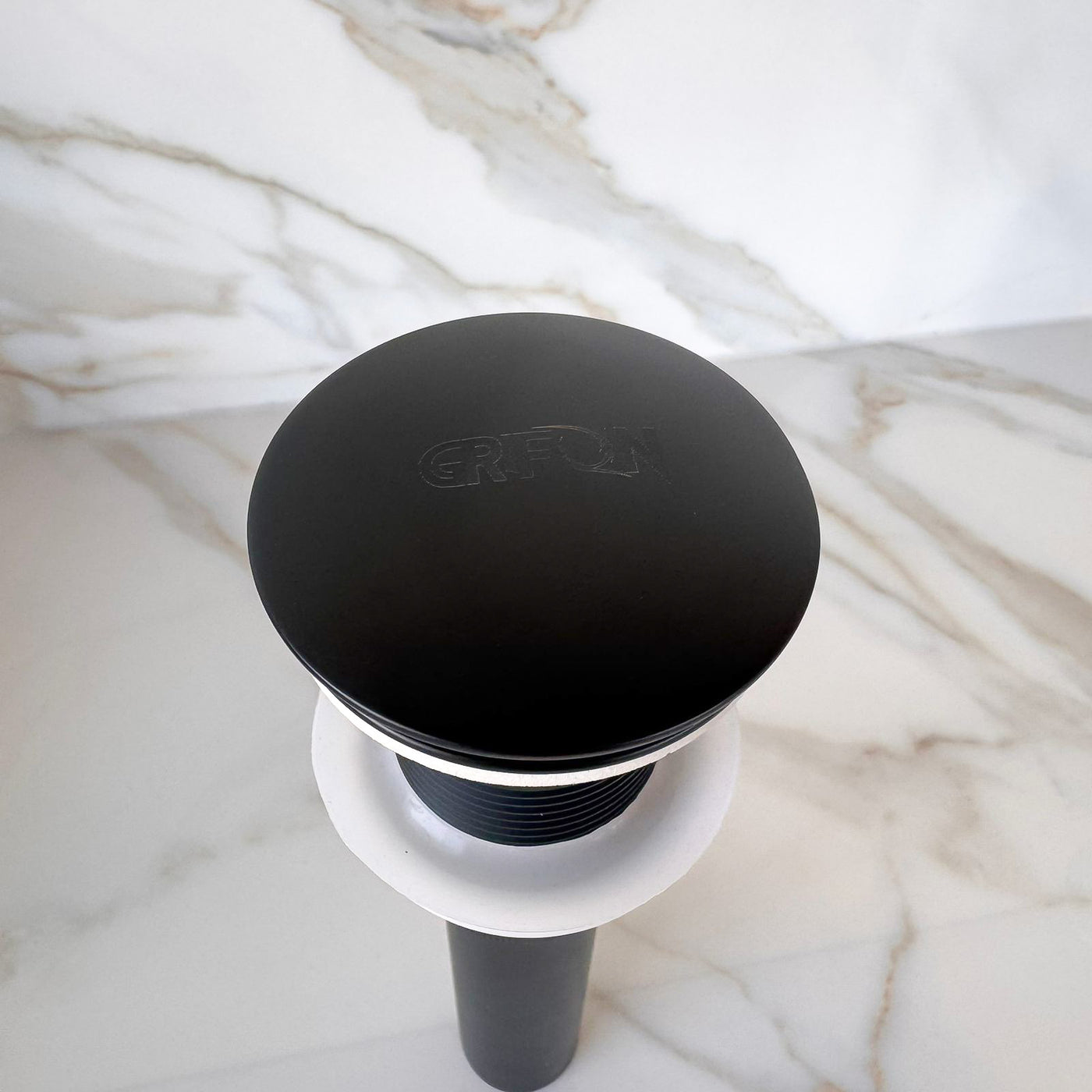 Pop-Up Drain - Bathroom Sink - Black