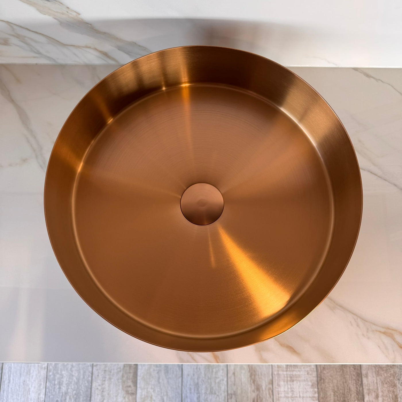 ROKO™ – Single Bowl Rectangular Stainless Steel - 15"- Black & Rose Gold - Bathroom Sink