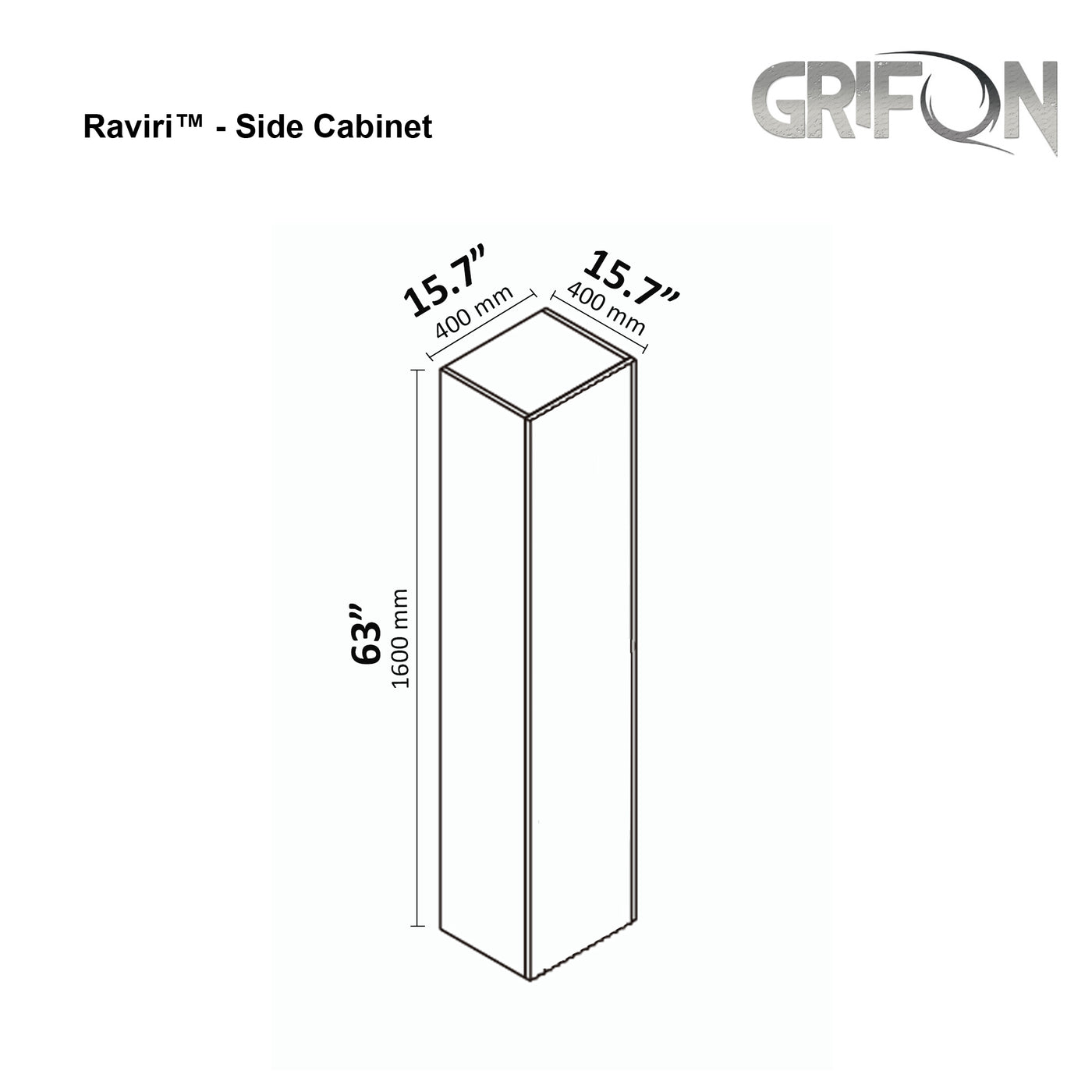 Raviri™ - Wall-Mounted Bathroom Vanity 36", 48" & 60" Sizes