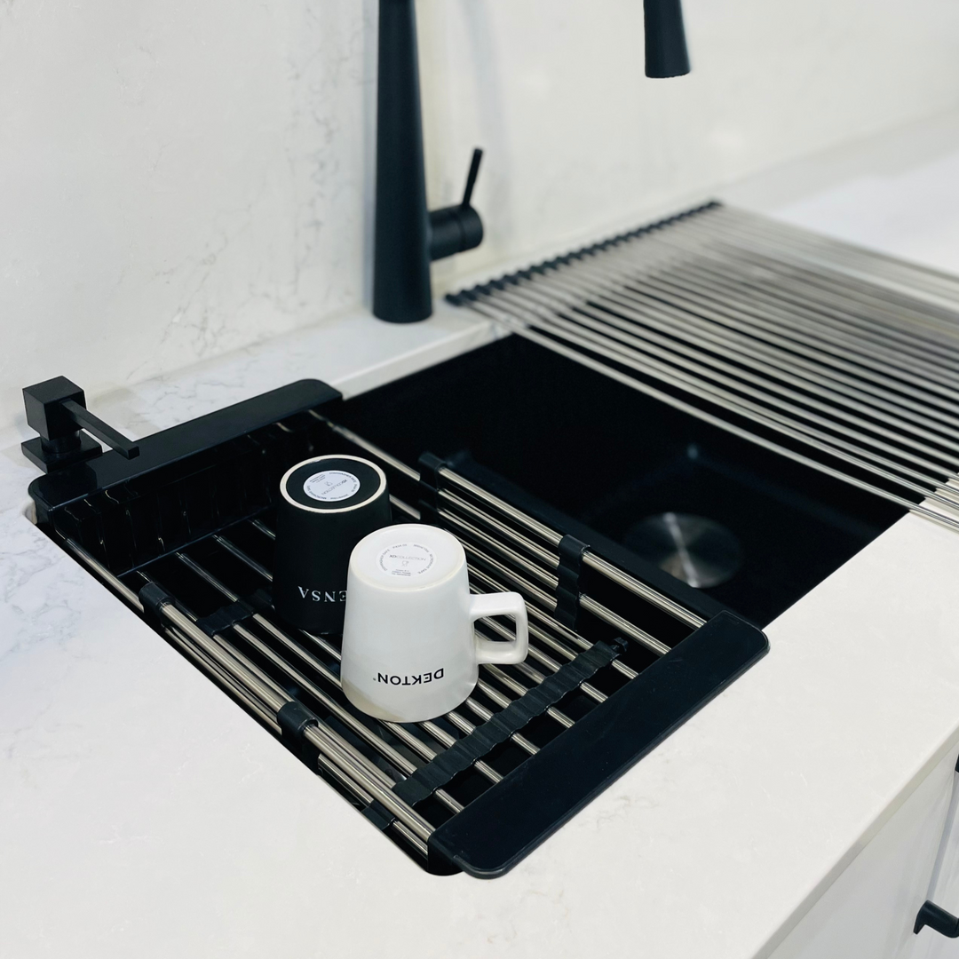 Hydra Tech GS425 25-inch Undermount Single Bowl Kitchen Sink Workstation – Stainless Steel With Accessories