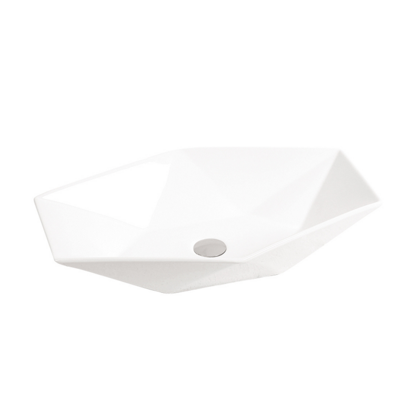 Ceramic Bathroom Sink in White