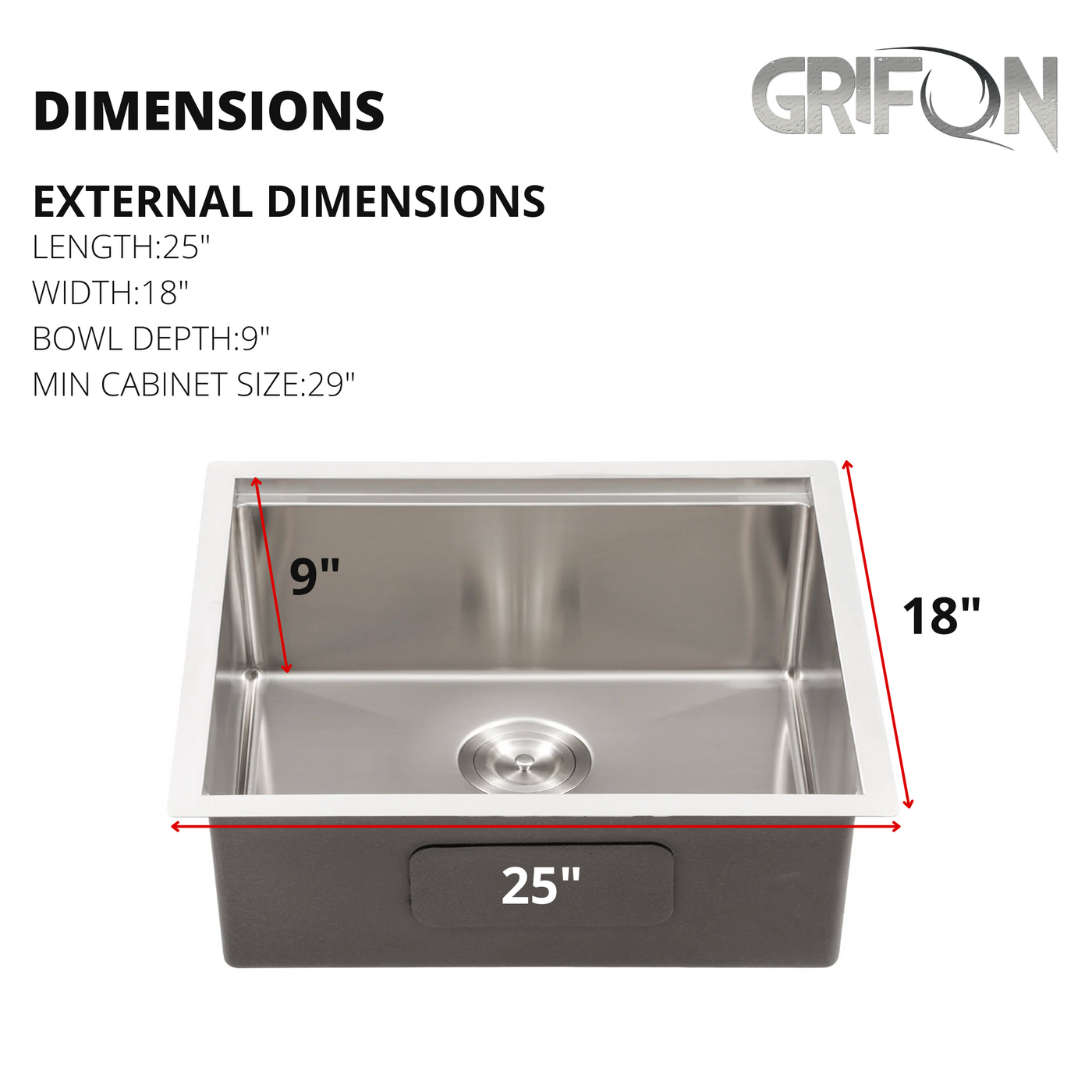 Undermount Single Bowl workstation Kitchen Sink with Accessories