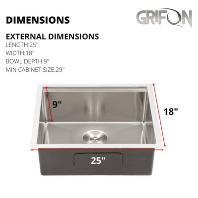 Undermount Single Bowl workstation Kitchen Sink with Accessories
