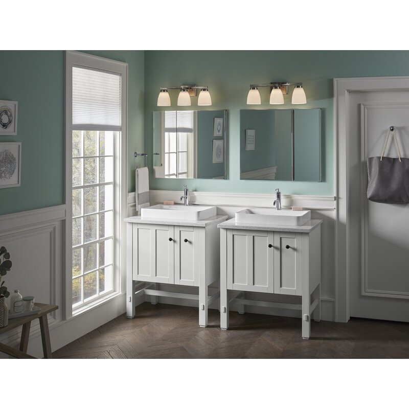 Ceramic Bathroom Sink in White