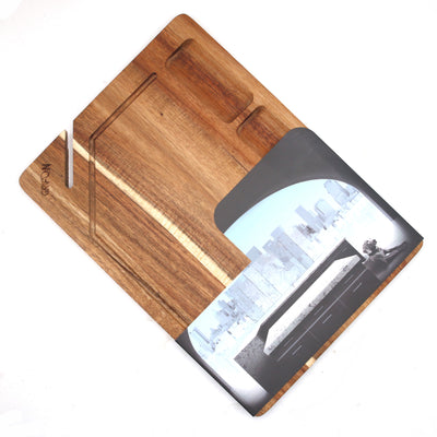 Acacia Wood Sink Cutting Board